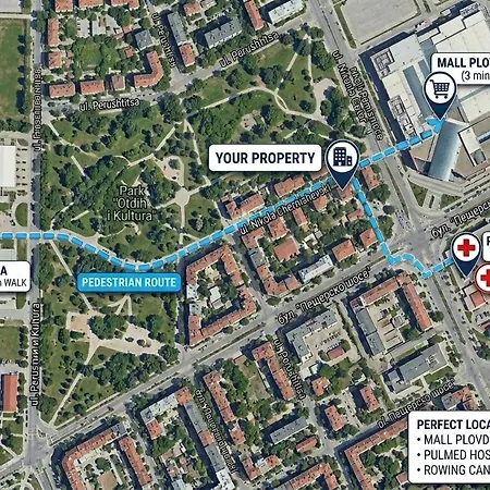 Apartamento Modern 1br With Private Garage Near Mall Plovdiv, Pulmed And Rowing Canal Plovdiv